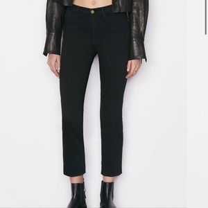 FRAME Le High Straight black jeans sz 29